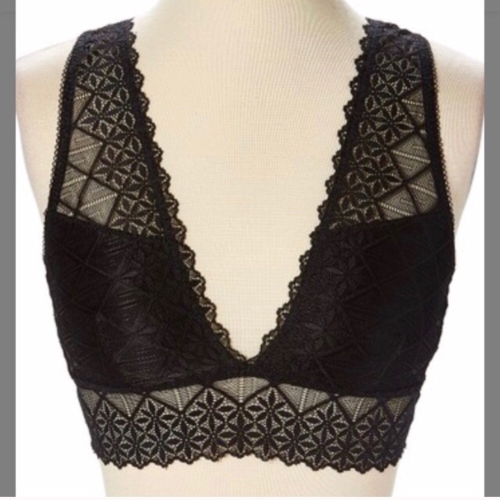 Rene Rofe Black Wire Free Bralette